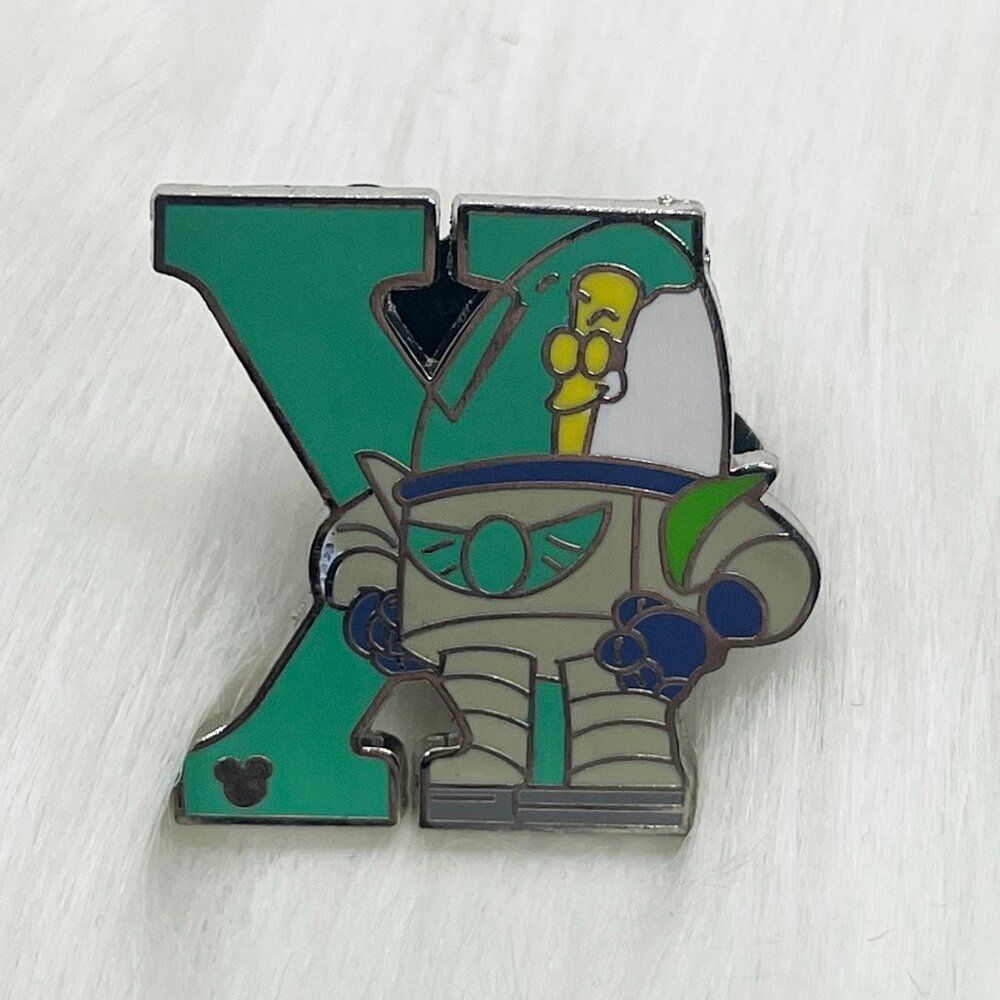 🔮 5/$25 Disney Alphabet X For XR Buzz Lightyear of‎ Star Command Pin